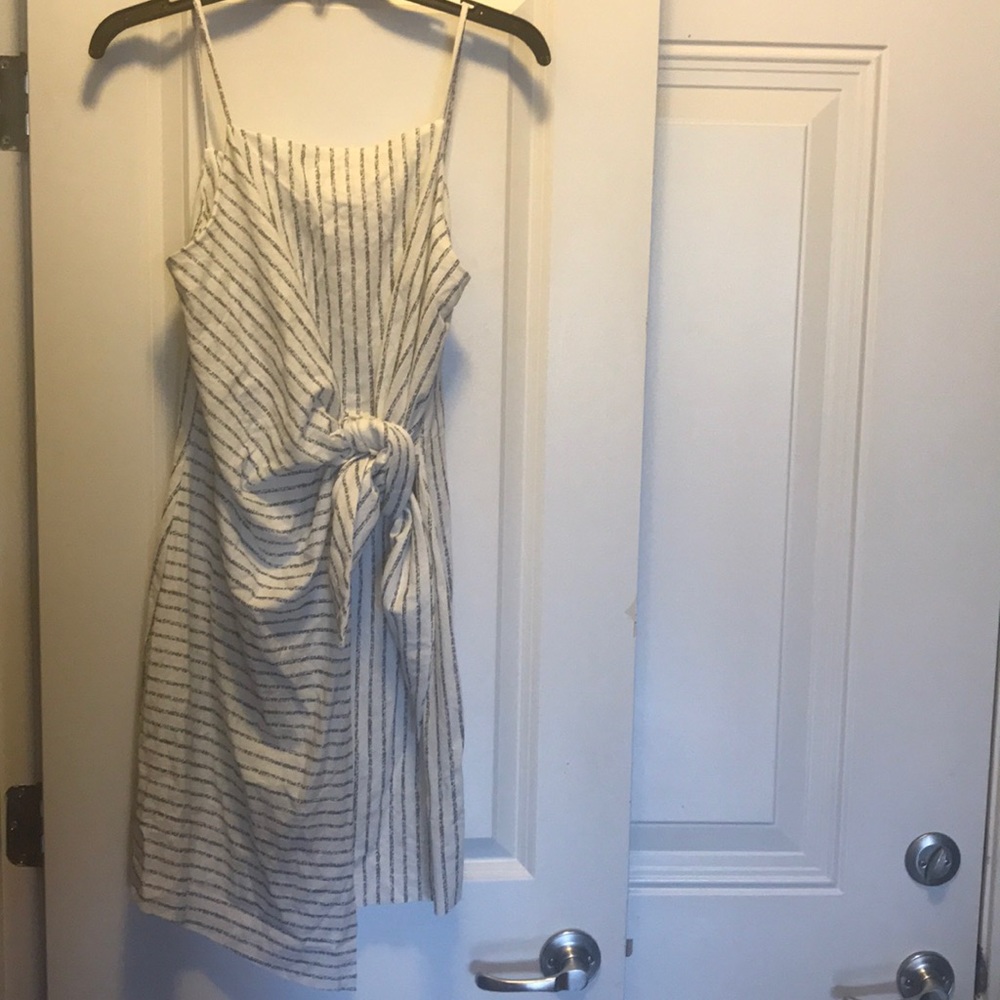Striped Knotted Dress